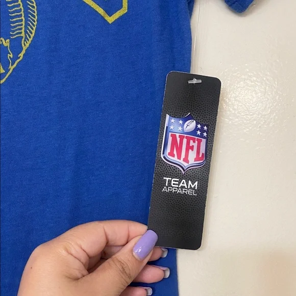 NFL Blue and Yellow Rams Bodysuit - Picture 3 of 4